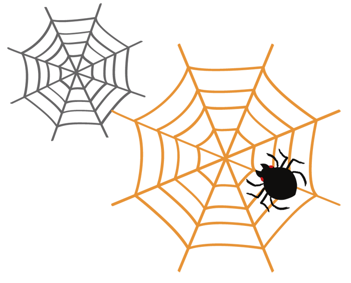 ハロウィン/蜘蛛の巣