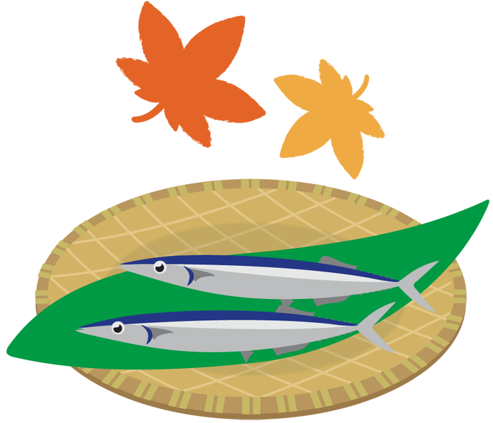 秋刀魚イラスト